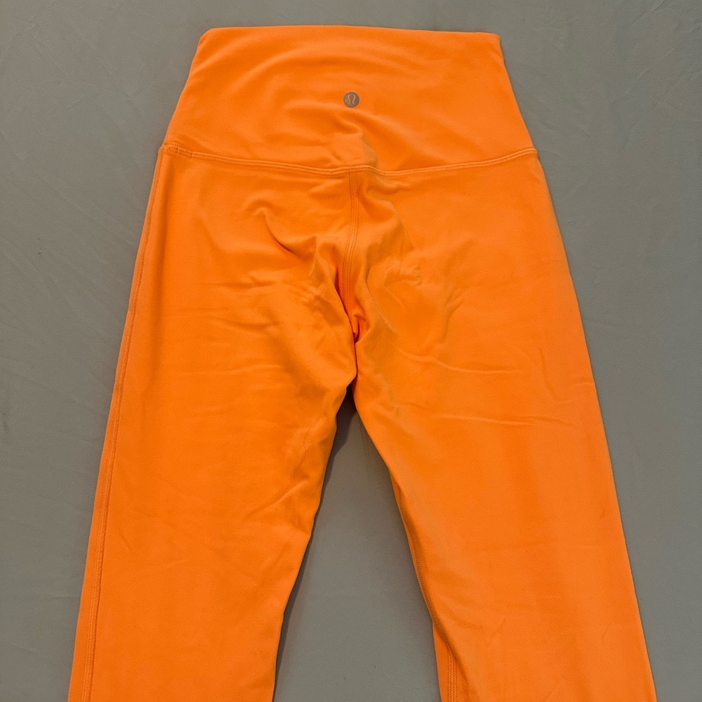 Bright Orange Lululemon Align Leggings